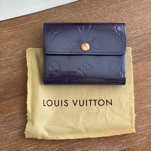 Louis Vuitton vernis leather small wallet